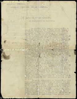 EMILIANO ZAPATA   TYPED LETTER SIGNED 02/03/1914