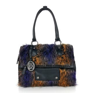 Handbags and Luggage Tote Bags Sharif Faux Fur and Glazed Leather