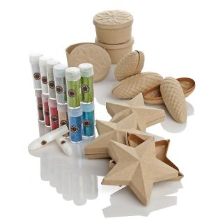 Martha Stewart Christmas Gift Box and Glitter Craft Set