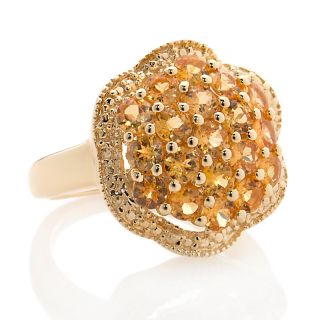 Jewelry Rings Gemstone 2.47ct Mandarin Garnet Vermeil Ring