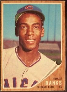Ernie Banks Topps 1962 card. Grade is our consignors opinion.