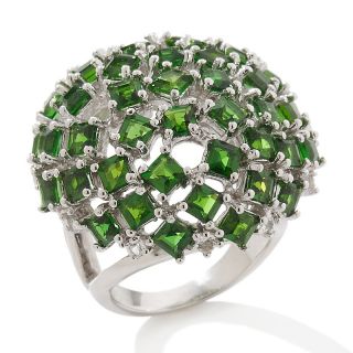 Colleen Lopez 8.97ct Chrome Diopside and White Topaz Sterling Silver