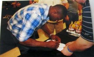 Pittsburgh Steelers Emmanuel Sanders Autographed Black Jersey JSA