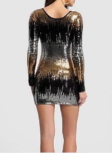 New Marciano Guess Emme Sequin Dress Sexy Party Mini Black Multi Color
