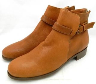 JCrew Emmett Leather Boots 9 $238 warm sienna winter brown ankle