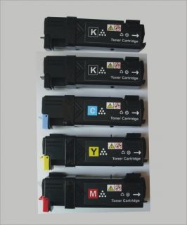 PK Xerox Phaser 6128 6128MFP Toner Cartridges 2BK CMY