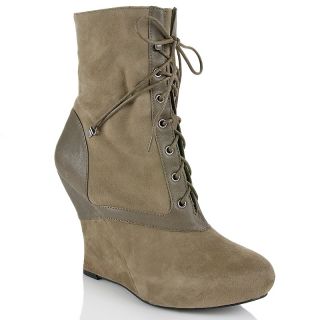  61 natura suede and leather lace up bootie rating 7 $ 21 46 s h $ 5