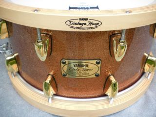 New Yamaha Signature Elvin Jones snare drum gold lugs, lacquer finish