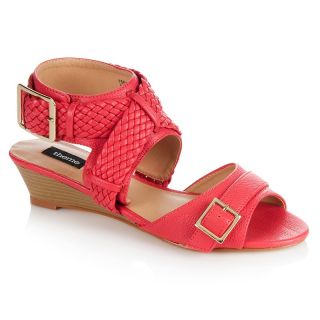 165 451 theme woven strap demi wedge sandal rating 52 $ 10 00 s h $ 5