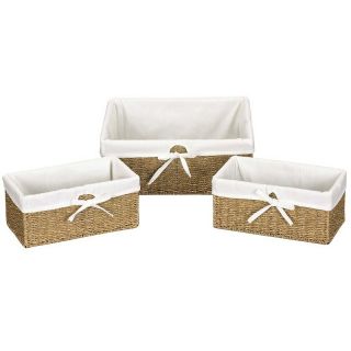  essentials set of 3 seagrass utility baskets rating 1 $ 44 95 s h