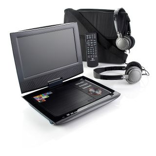 Audiovox 9” Swivel LCD Portable DVD Media Player with 4 Hour Battery