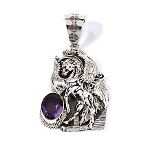 Chaco Canyon Couture Multigemstone Horse Sterling Silver Pendant at