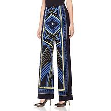 csc studio printed stretch knit pull on pants $ 49 90