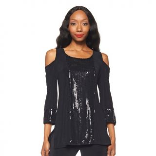  cold shoulder tunic with sequin detail rating 19 $ 58 90 or 2 flexpays