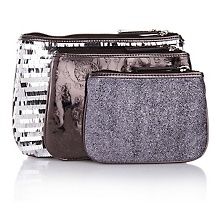 sharif set of 3 cosmetic clutches $ 49 90