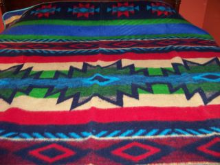 EL PASO SADDLE BLANKET 80 X 72 EXCELLENT CONDITION GIFT QUALITY
