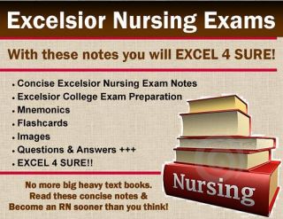 Excelsior College Nursing Exams 1 8 CD Study Guides