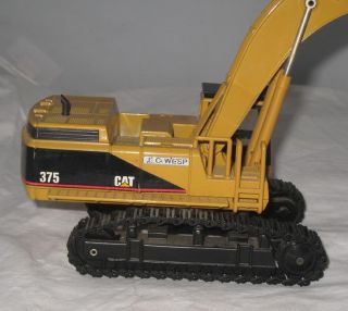 Joal Cat Caterpillar 375 Excavator Metal Toy 1 50 Scale