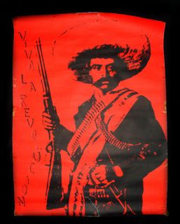 Emiliano Zapata Orig Poster Revolucionario Mexicano Norg