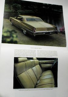 1970 Cadillac Brochure Eldorado Brougham ++