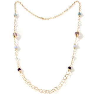  multigemstone circle link 38 1 2 necklace rating 2 $ 53 97 s h $ 5