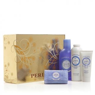 Perlier Lavender Shower Set with Gift Box   4 Piece