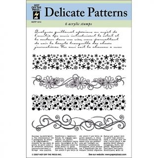 acrylic stamps 55 x 7 sheet delicate patterns 6 st d 20080314203631123