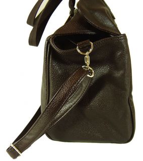 Brown Leather Hobo Satchel Tote Shoulder Handbag