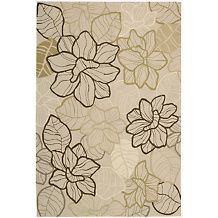 Nourison Floral Greenish Blue Indoor Area Rug