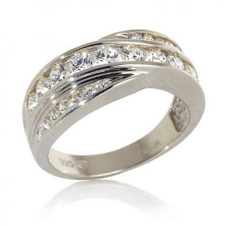 Absolute 1.72ct Absolute™ Round Channel Set Crisscross Ring