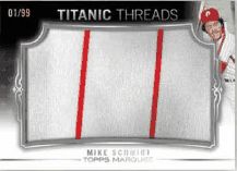 2011 Topps Marquee Mike Schmidt Titanic Threads Jumbo Jersey