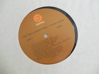 Bill Evans The Tony Bennett Bill Evans Album Fantasy F 9489