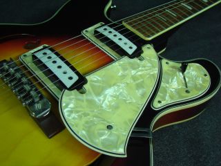 Vintage Bruno Maxi Tone Hollow Body Archtop MIJ Electric Guitar Japan