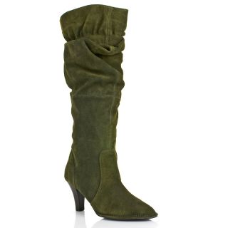 Boots Knee High Boots Hot in Hollywood High Suede Scrunch Boot
