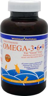 Purified Fish Oil Omega 3 6 9 DHA EPA Flaxseed 300 30SG