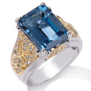 Victoria Wieck Victoria Wieck 7.18ct London Blue Topaz and White Topaz