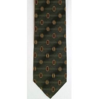 Sage and Oval Pattern Extra Long Mens Silk Neck Tie XL x Long Tall