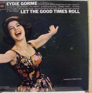Eydie Gorme Let The Good Times Roll LP Vinyl CL 2065