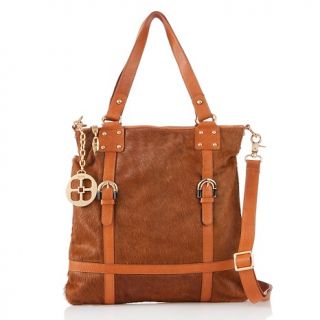 IMAN Platinum Collection Ponyhair & Leather Handbag