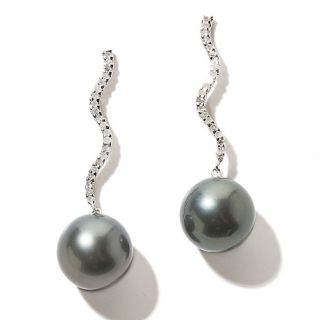 Designs by Turia Designs by Turia Tahitian Cultured Pearl and Diamond