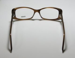 New Fendi 716 50 14 140 Caramel Eyeglasses Glasses Frame Ladies Womens