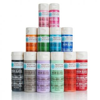 Martha Stewart High Gloss Acrylic Paint Set   12 pack