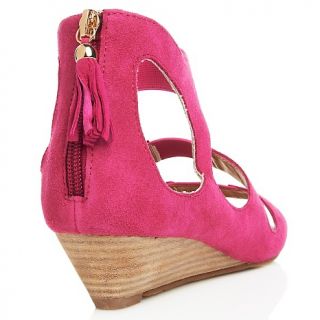 Matt Bernson® Special Project Leather or Suede Elastic Demi Wedge