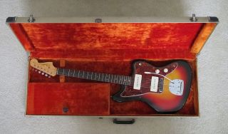 1963 Fender Jazzmaster Sunburst Guitar Alder Body All Original Parts