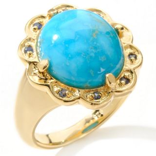  foutz imperial turquoise vermeil flower ring rating 4 $ 69 93 s h