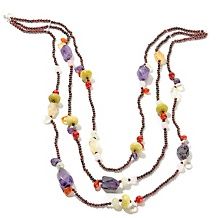 sally c treasures multigem sterling silver necklace $ 48 97 $ 139 90