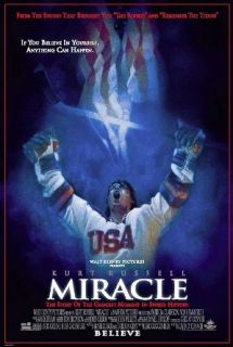 NHL Winter Olympic Gold Medal Hockey Puck Walt Disney Miracle Movie