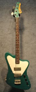 Fano PX4 4 String Bass in Sherwood Green with Case