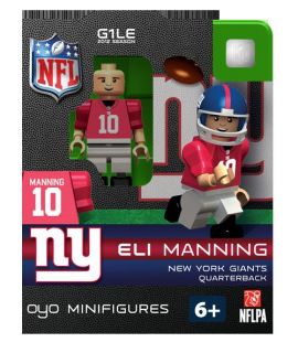 Eli Manning OYO Mini Fig Figure Lego Compatible New York Giants NIP