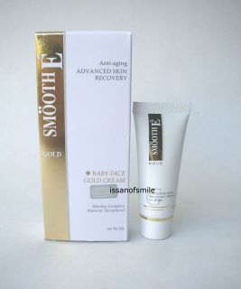 Smooth E Baby Face Gold Cream Anti Aging Advanced Skin Recovery 0 4 FL